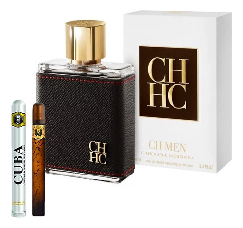 Ch Men Carolina Herrera 100ml Original+perfume Cuba 35ml