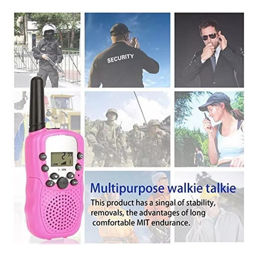 P Set De 2 Radios Walkie Talkie Para Niños Con Un Alcance
