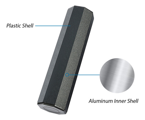 Shaker De Aluminio Octogonal Maracas Shaker Hand Moving Shak