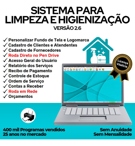 Sistema Para Elaborar Os Serviço De Limpeza Higienização 2.6