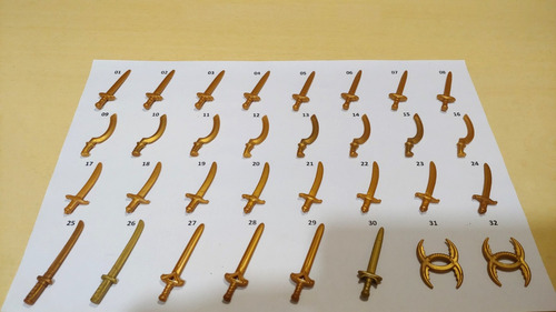 Playmobil Espadas - Cada Unidade (Usado)