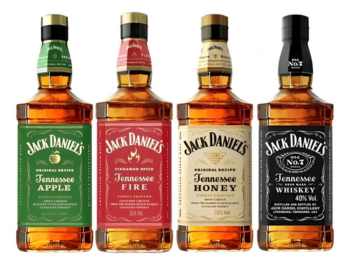 Kit 04 Whisky Jack Daniel's 700ml Original Com Nota E Selo