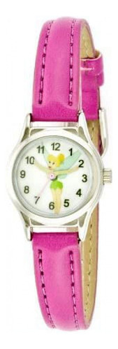 Reloj Disney Para Mujer Tnk483 Tinker Bell Correa Rosa