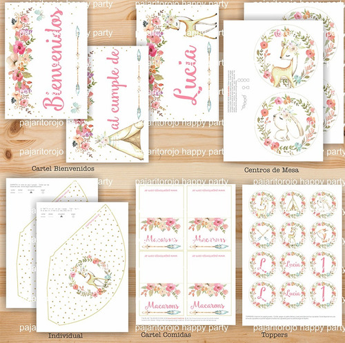 Kit Boho Bebe Cumpleaños, Bautismo, 1 Año