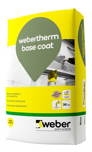 Bolsa Weber Base Coat Gris X 30 Kg - Steel Frame Niza Steel