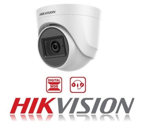 Camara Domo Hikvision Turbo Hd 1080p 2mp 2.8mm Audio Mic 20m