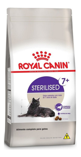 Ração Para Gatos Castrados 4kg Royal Canin Sterilised 7+