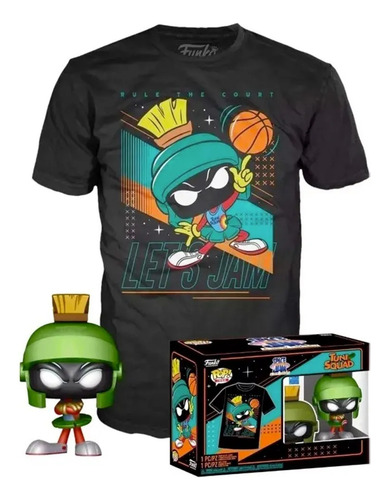 Funko Pop Marvin The Martian Playera Xl Space Jam