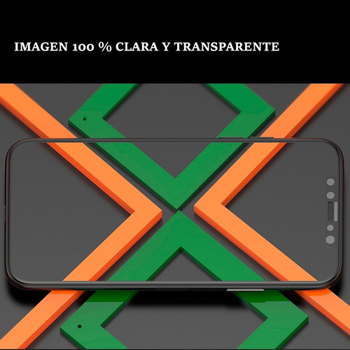 Protector Cristal Templado Curvo iPhone X iPhone 10 Full Pro