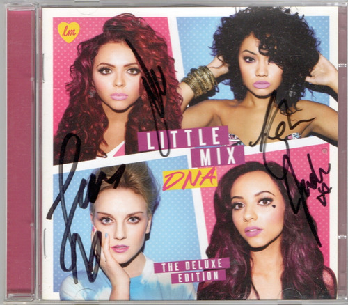 Cd+dvd Autografado Little Mix - Dna [deluxe Edition]