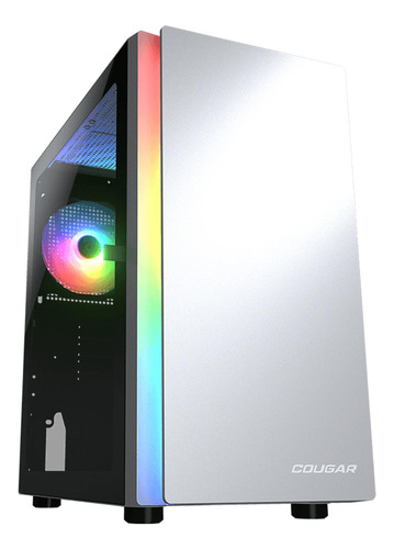 Gabinete Gamer Cougar Purity Rgb Micro Atx 1 Fan Blanco