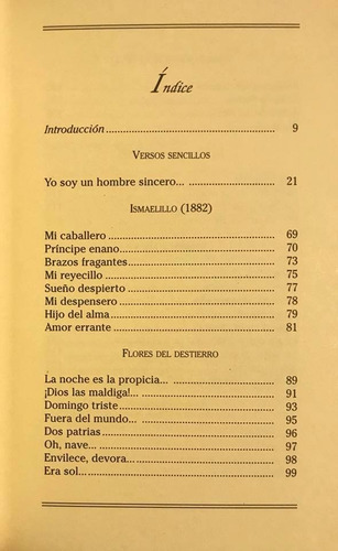 Selección De Poemas - José Martí (Usado)