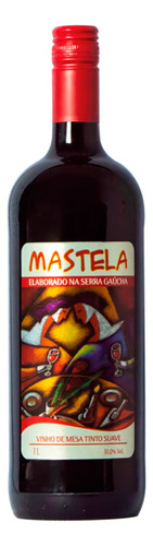 Vinho Mastela Tinto Suave 1 Litro Delicioso