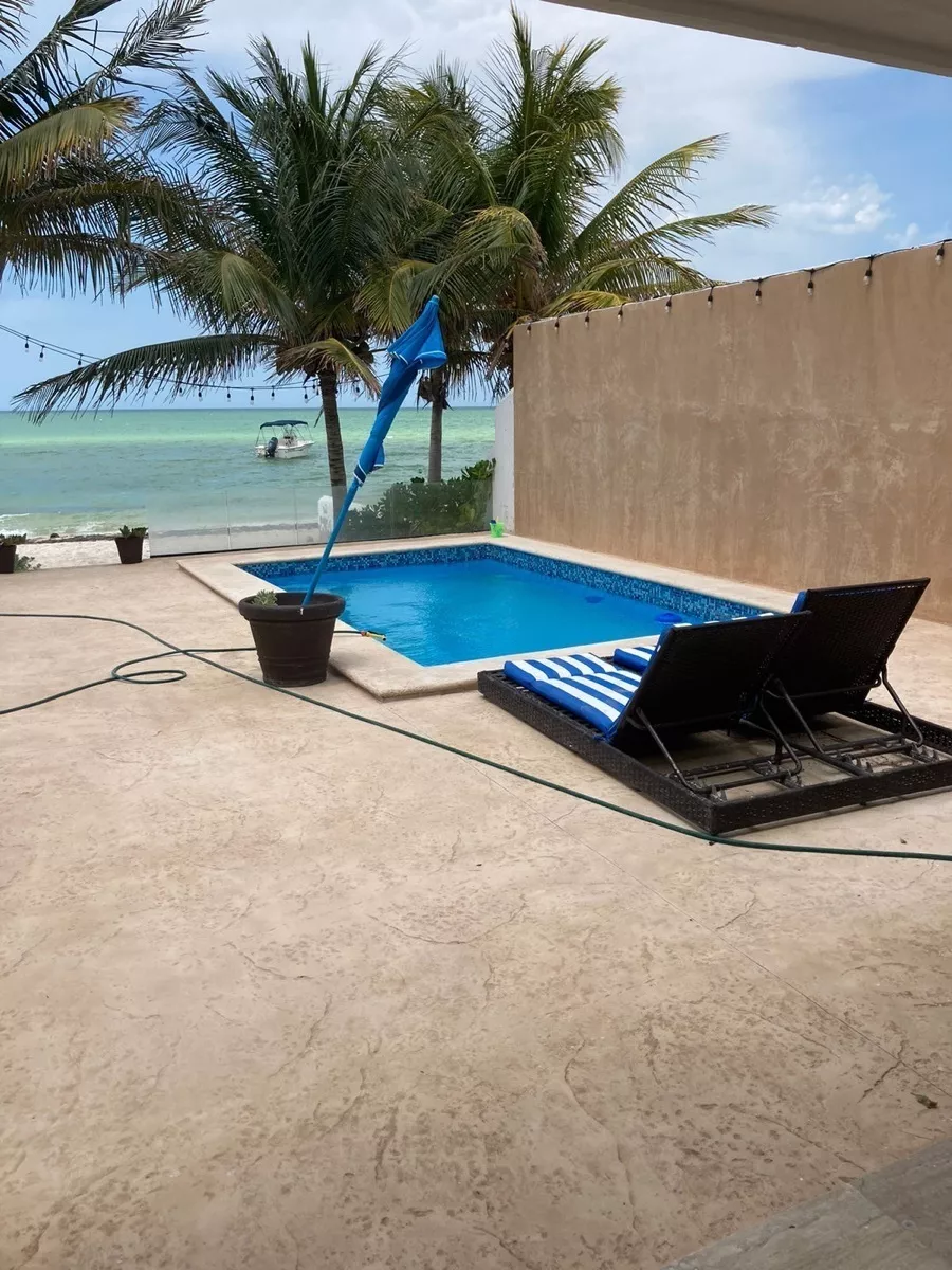 Venta Casa Frente Al Mar En Chicxulub Puerto Progreso Yucata