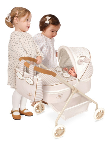 Carro Muñecas Verona + Bolso De Cuevas Reborn Muñecas Trex