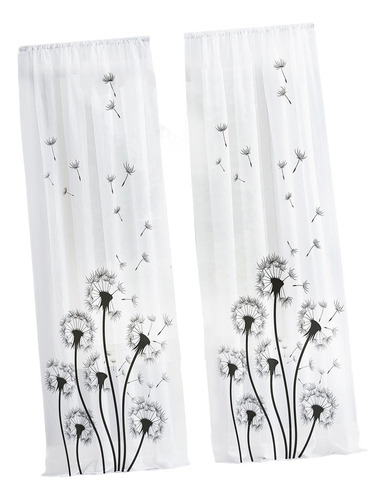 2 Cortinas De Tul Para Ventana, Cortina Para Ventana Para El