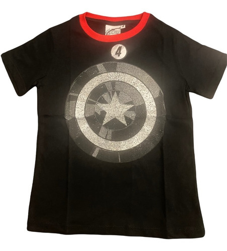 Remera Avengers Logo Capitan America Escudo Thor Hulk Iron M