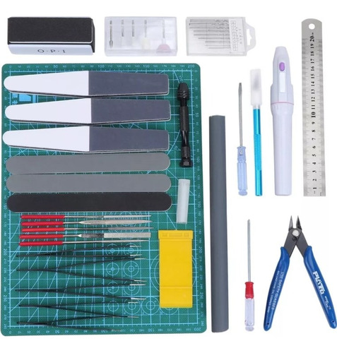 Kit De Herramientas Modelo Gundam 33pcs, Modeler Basic Tools