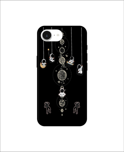 Funda Compatible Con Iphone 16e Coleccion Astronauta As0065 Negro As0065