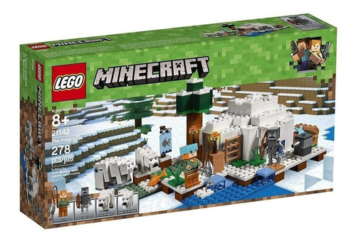 Lego Minecraft 21142 El Iglu Polar Original Mundo Manias