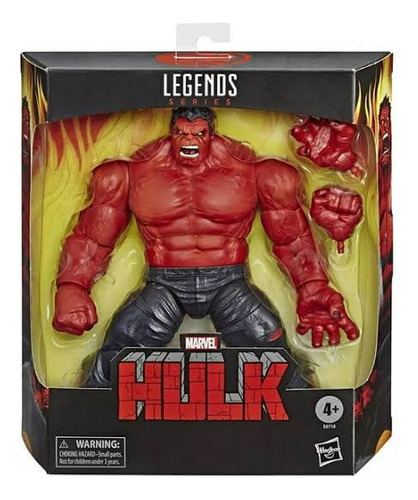 Marvel Legends Red Hulk Rojo