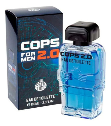 Perfume Real Time Cops 2.0 For Men 100 Ml - Sem Celofane