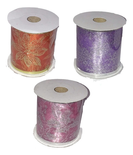 22 Liston Navideño Alambrado Flexible 9.14 Mts X 7.62 Cm
