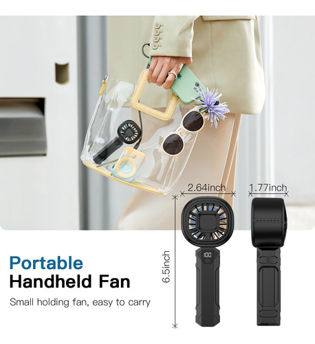 Mini Ventilador Recargable, Ventilador Portátil De Regalo