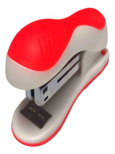 Set Mini Engrapadora Y Quitagrapas Caja 100 Grapas Oficina Rojo