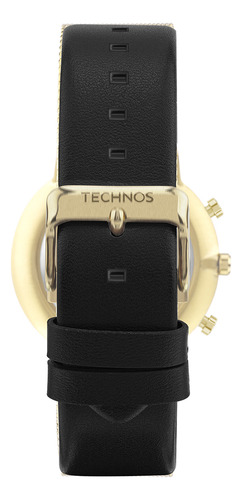 Relógio Technos Masculino Ref: Vd36ad/0f Dual Time Slim