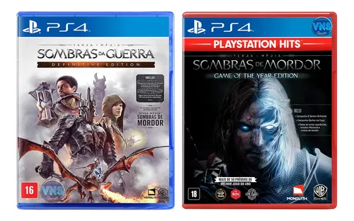 Sombras Da Guerra - Definitive Edition - PlayStation 4