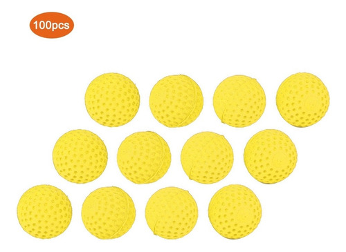 Youpin Paquete De 100 Balas De Goma Eva Soft, Redondas,