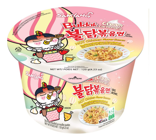 Ramen Coreano Picante Cream Carbonara Tazon