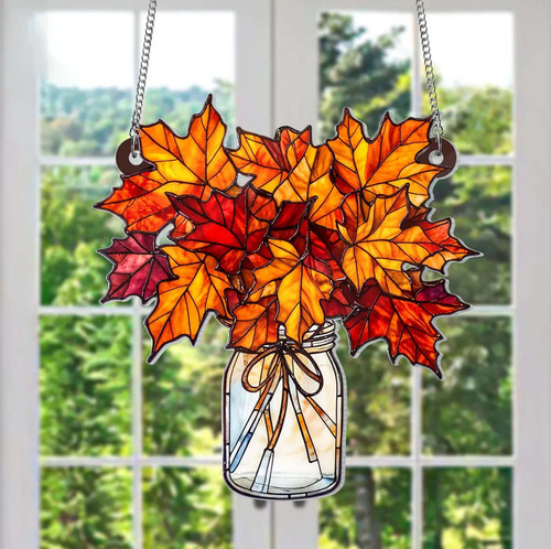 Colgante Acrílico Para Ventana Con Forma De Planta En U Hang