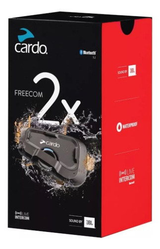 Intercomunicador Capacete Cardo Freecom 2x Kit 2 Unid Jbl
