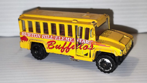 Matchbox School Bus Buffalos Burton Hill Elementary 2000