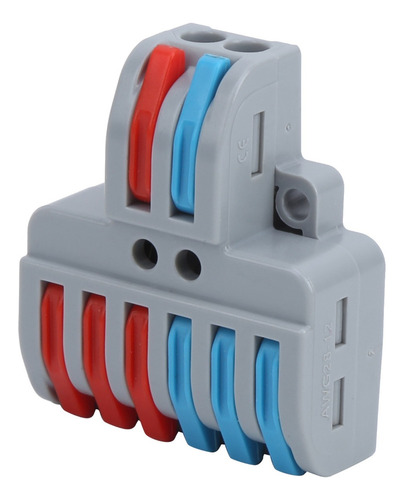For 10* Bloques Terminales 2entradas 6salidas Cableado
