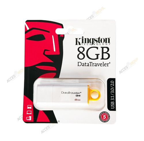 Memoria Usb Kingston Data Traveler G4 8gb 8 Gb 3.1 Por Mayor