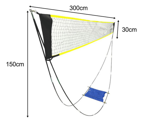 Para Juego De Red De Bádminton Red De Voleibol Al Aire Libre