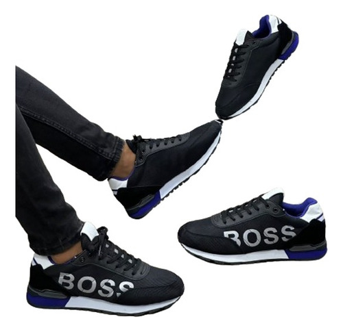 Zapatillas Hugo Boss Detalles De Logo Hombre