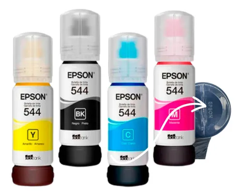 comprar Epson T544 L3150 L3110 L3250 L3210 4 Cores Pack 4 1 65 Ml