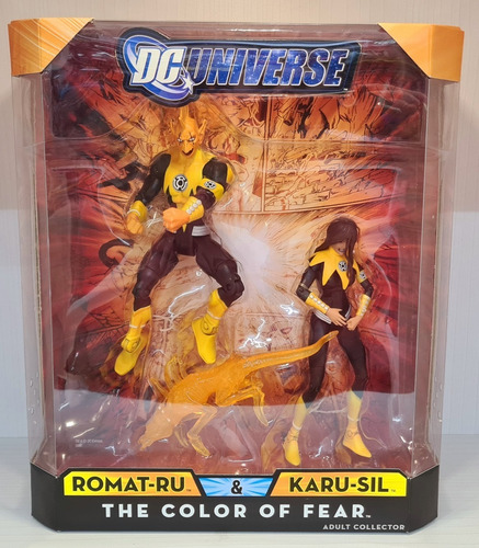 --- Culpatoys Romat-ru Y Karu-sil 2-pack Dc Universe Ex --- (Usado)
