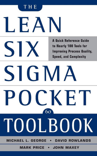 Libro The Lean Six Sigma Pocket Toolbook [ Dhl ]