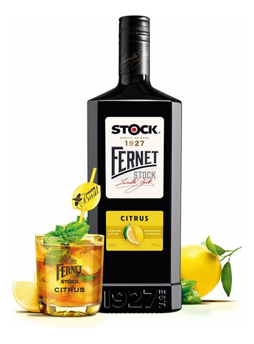 Fernet Stock Citrus 1l . Envio Gratis