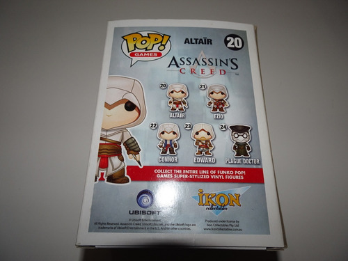 Funko Pop! Games Altair 20 Assassins Creed Descontinuado