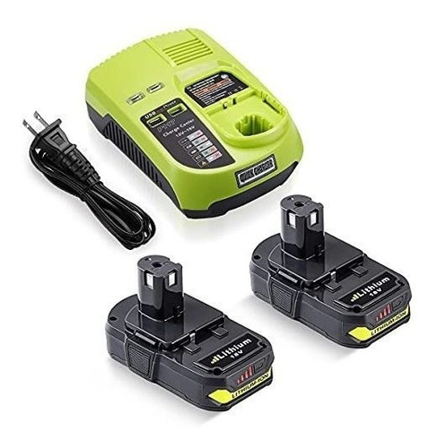 2pack 3.0ah P108 P102 Reemplazo Para Batería Ryobi 18v Lit