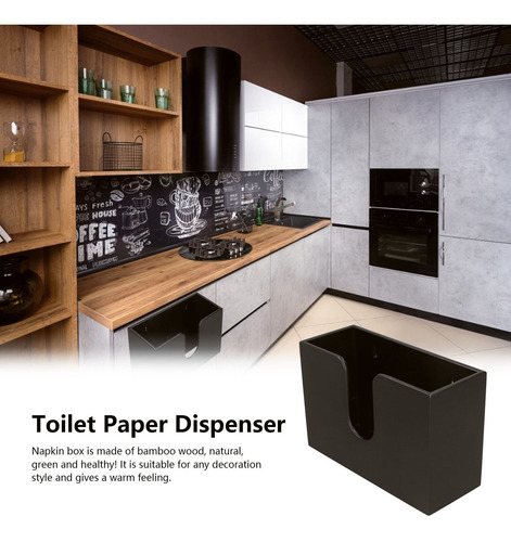 Dispensador De Toallas De Papel Con Soporte Para Pañuelos Y