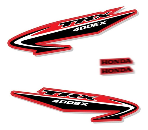 Kit Calcos Gráfica Para Honda Trx 400 Fourtrax 08-09