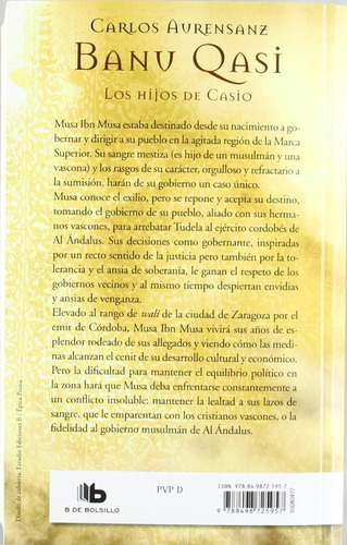 Libro Banu Qasi 1 Los Hijos De Casio [ Carlos Aurensanz] Dhl