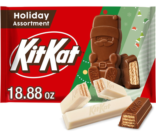 Chocolates Kit Kat Minis Navideños, 535g